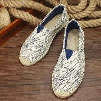 Espadryle męskie z wzorem graffiti – Elio