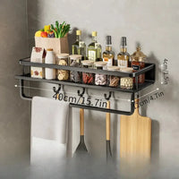 Modern Black Kitchen Rack - MetroRack