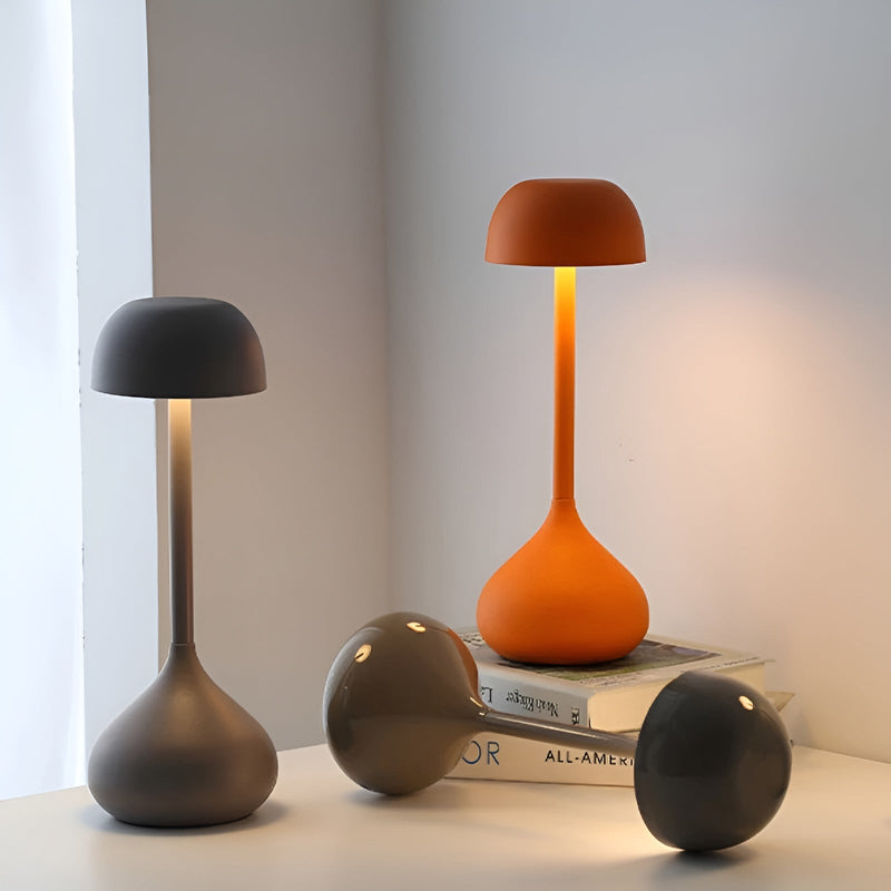 Wireless Dimmable Mushroom Table Lamp - GlowMush