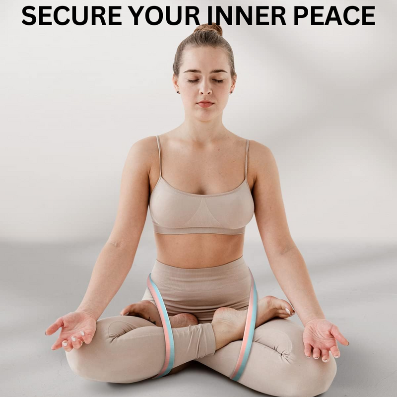 Yoga Strap with Adjustable D-Ring Buckle