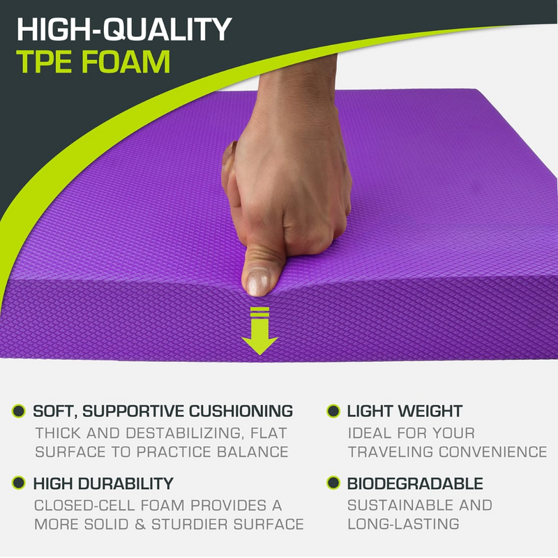 Non-Slip Balance Mat – Padded Foam Mat