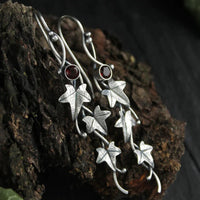 Vintage Leaf Elf Earrings - Sylvana