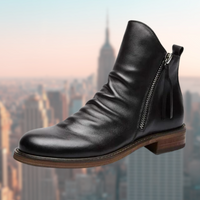 Stylish Leather Men's Boots - Milan