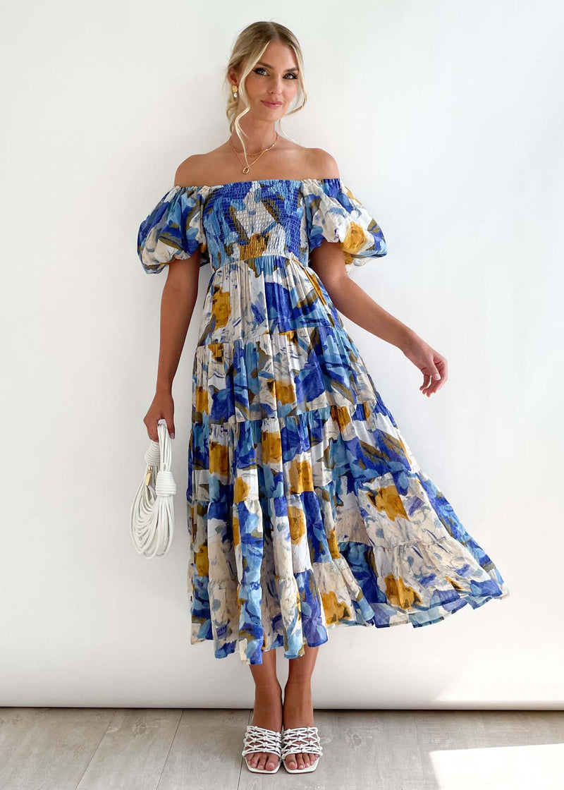Off-Shoulder Midi Dress – Talia