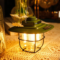 Retro ładowalna latarka kempingowa LED - NostalgiaGlow