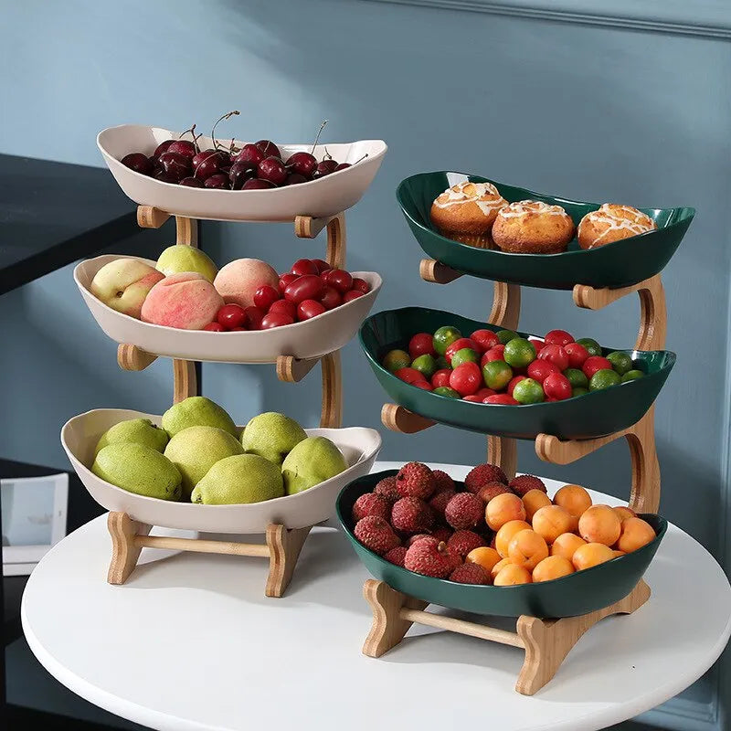 Stylish Metal Fruit Stand with 2 or 3 Tiers - StackFruit
