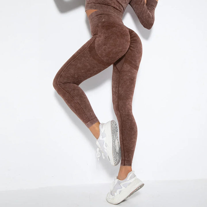 Naadloze Dames Yoga Set met Cropped Top - Nova