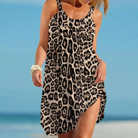 Light Leopard Print Summer Dress – Noa