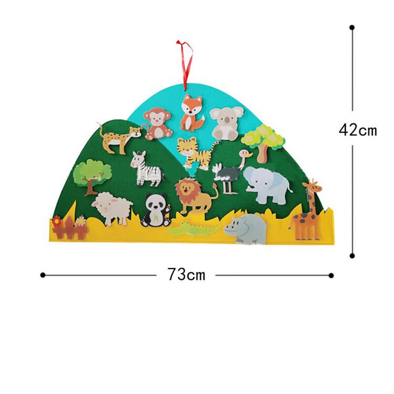 DIY Viltbord voor Kinderen - AnimalAdventure