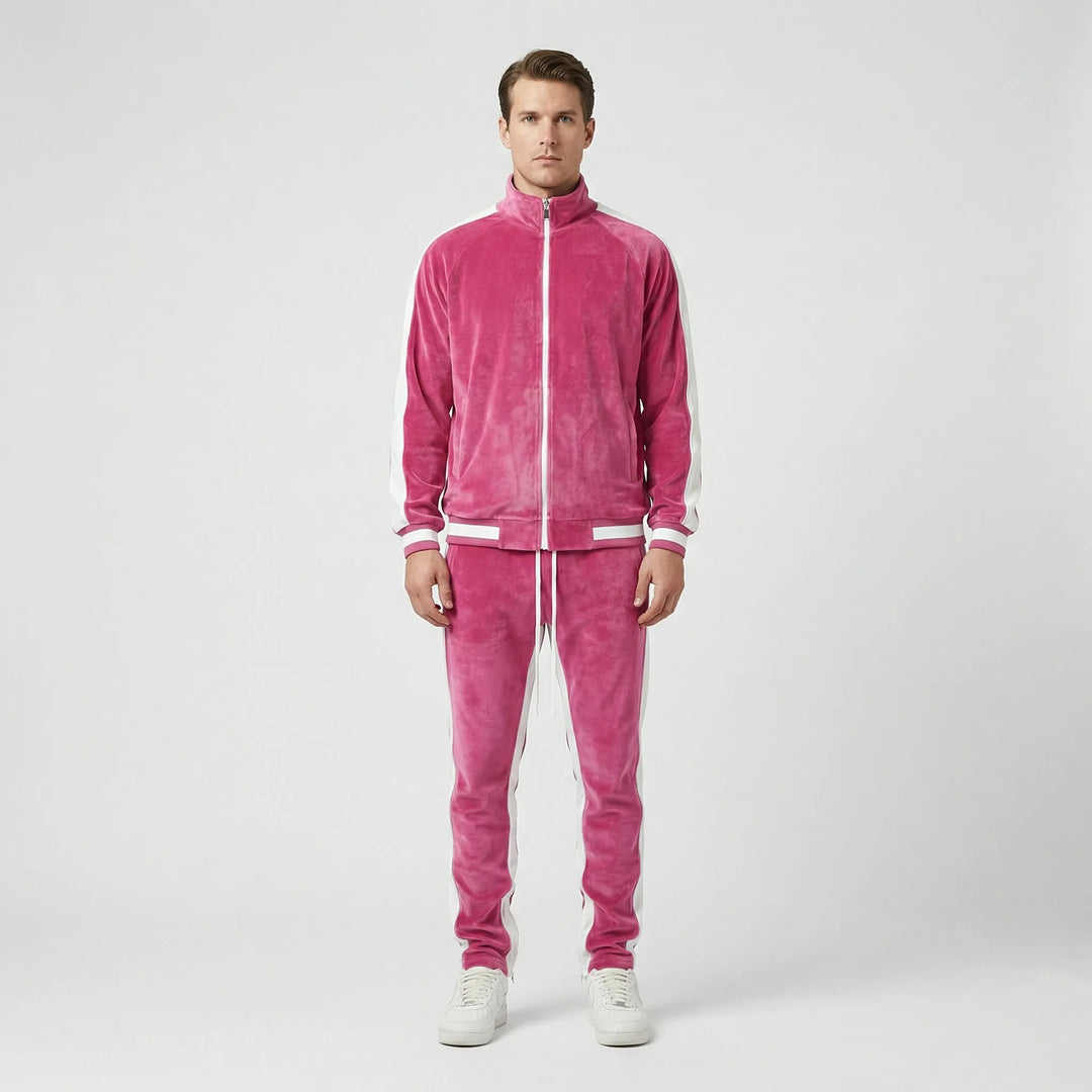 Samtiger Jogginganzug Im Retrostil - Brendan