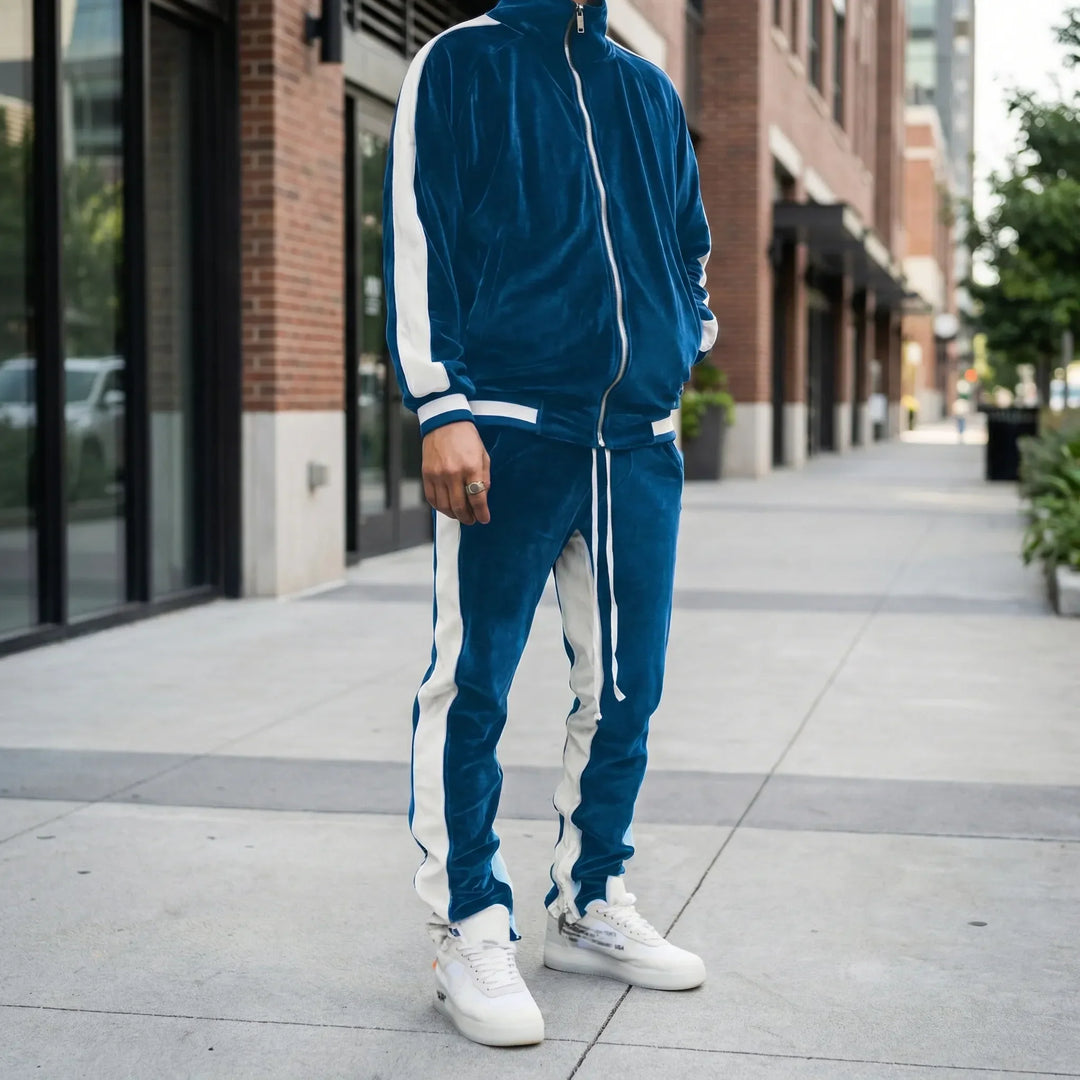 Samtiger Jogginganzug Im Retrostil - Brendan