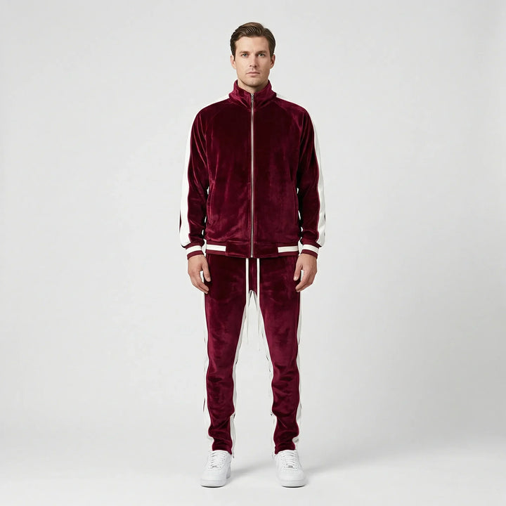 Samtiger Jogginganzug Im Retrostil - Brendan