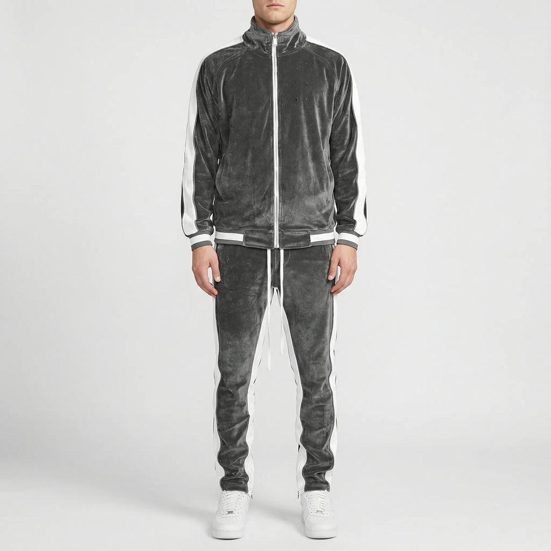 Samtiger Jogginganzug Im Retrostil - Brendan