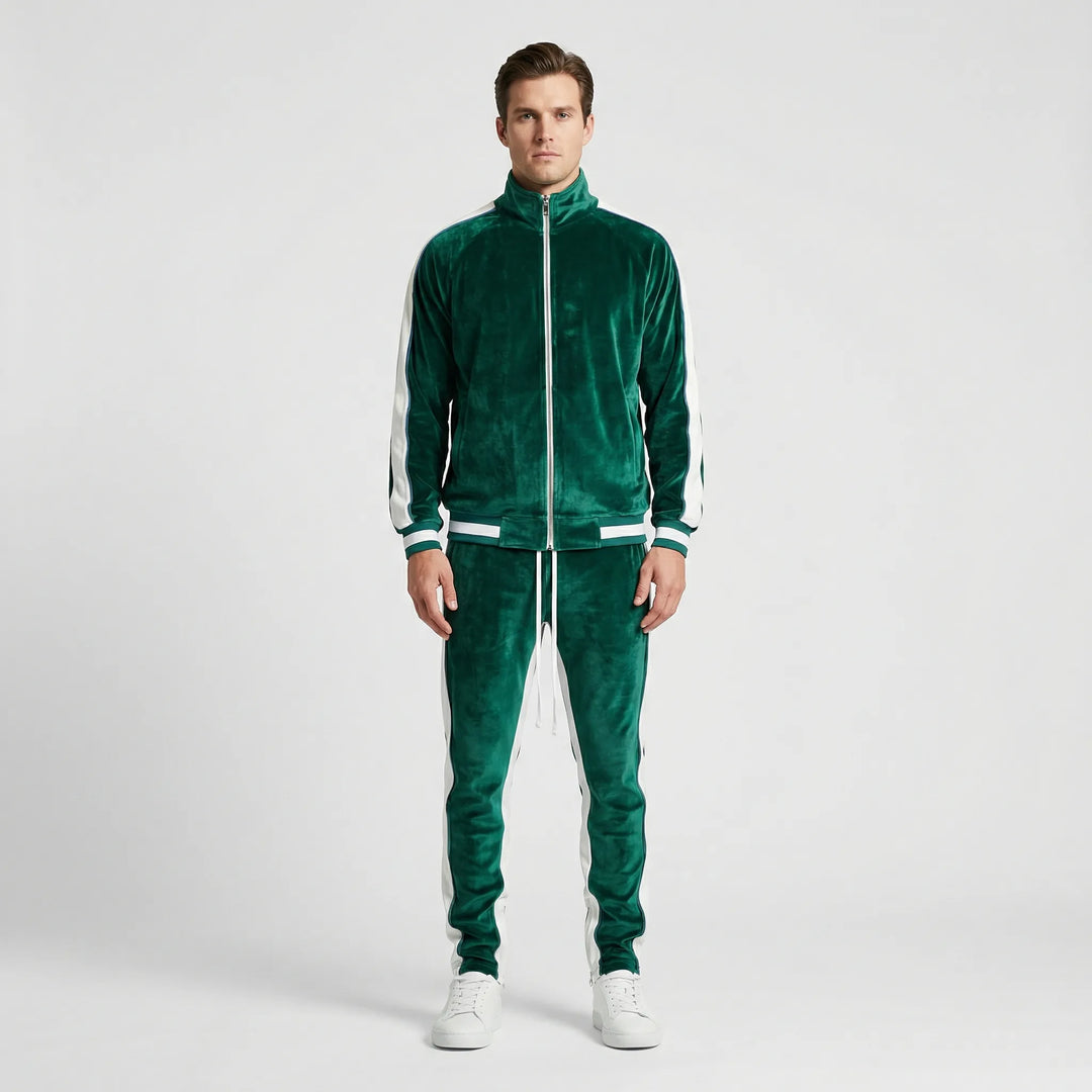 Samtiger Jogginganzug Im Retrostil - Brendan