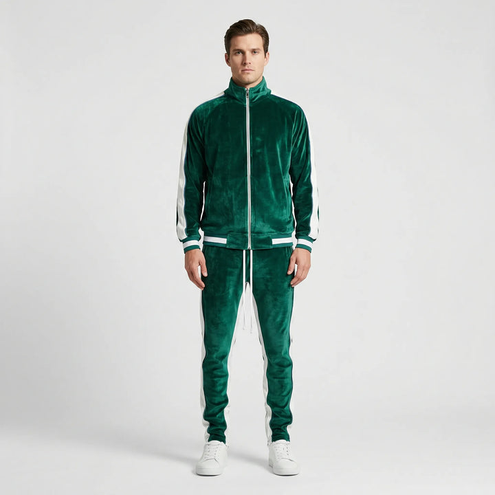 Samtiger Jogginganzug Im Retrostil - Brendan