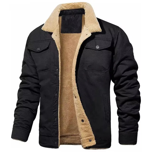 Men's Cotton Fleece Bomber Jacket – Ewan