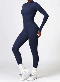Luxury Full-Body Romper with Long Sleeves - Lisa