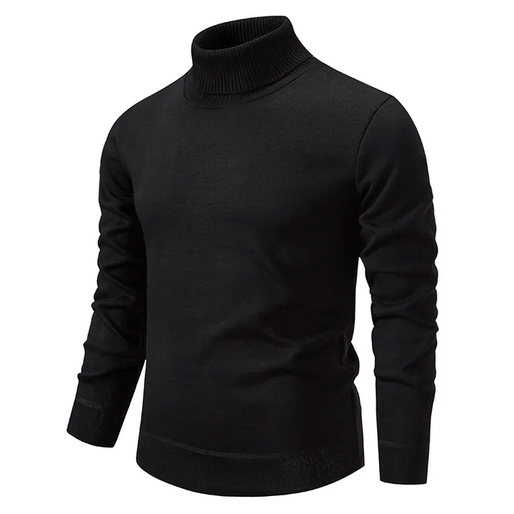 Soft & comfortable men's cotton turtleneck – Jonas