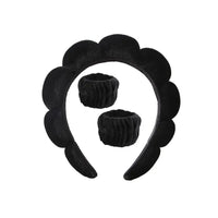 Plush Spa Headband & Wristband Set - Fluffiea