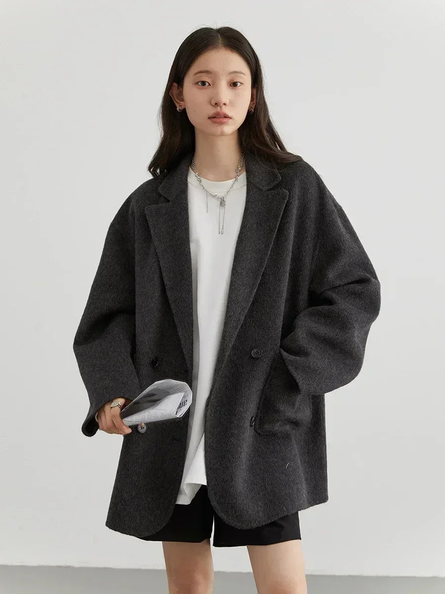 Luxury Wool Women's Coat - Aurora