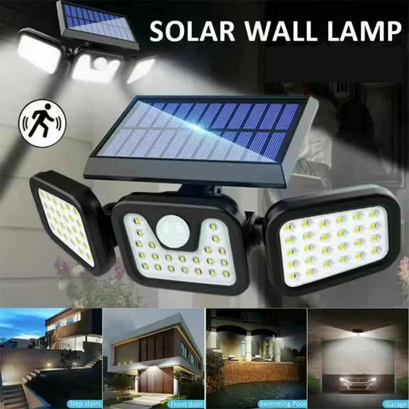 Solar-Powered Wall Lamp - EcoBright