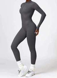 Luxury Full-Body Romper with Long Sleeves - Lisa
