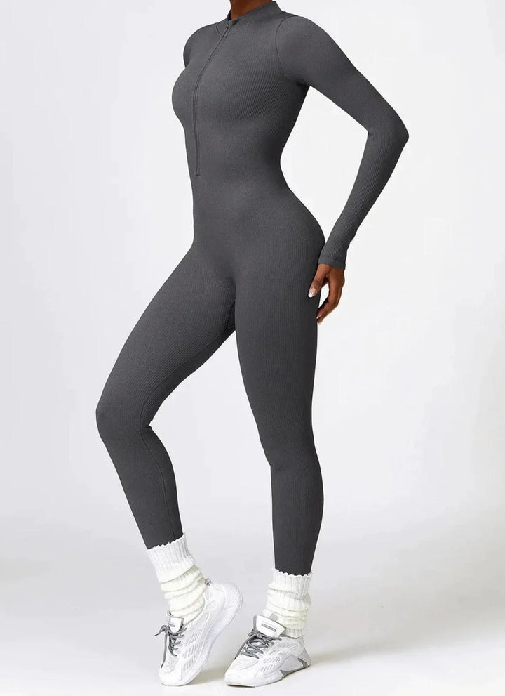 Luxury Full-Body Romper with Long Sleeves - Lisa