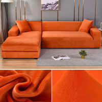 Stretch Velvet Sofa Cover with Luxury Finish – Sofina