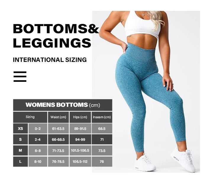 Naadloze Yoga Legging met Stretchband en Perfecte Pasvorm - Freya