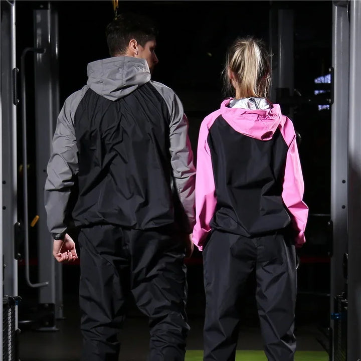 Lightweight Unisex Tracksuit with Zipper and Hood - Remo