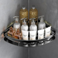 Aluminum Wall Shelf for Bathroom Corners - Cornerix