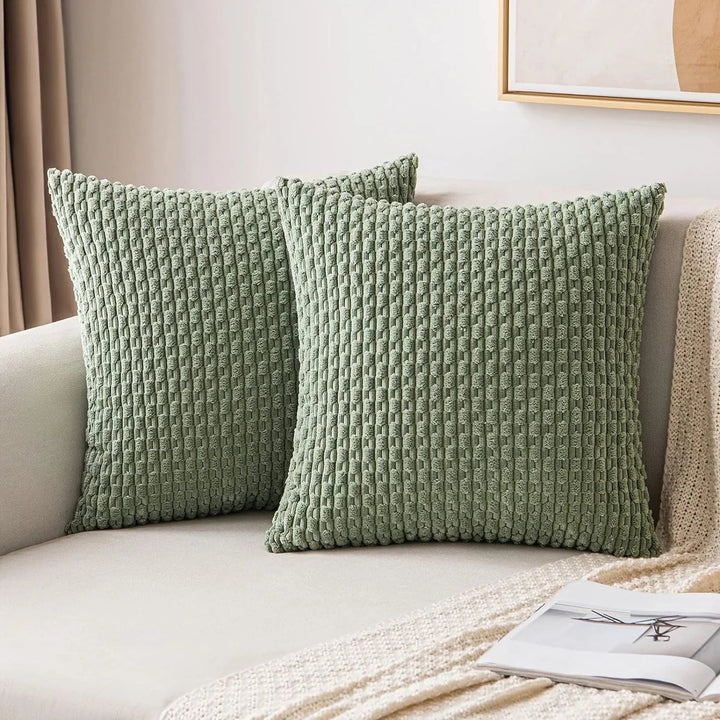 Corduroy Pillow Covers with Boho Style – Velvia