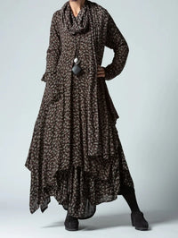 Maxi Fall Dress with Print – Soraya