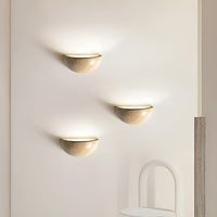 Halfronde LED Wabi-Sabi Lampa ścienna - ZenGlow