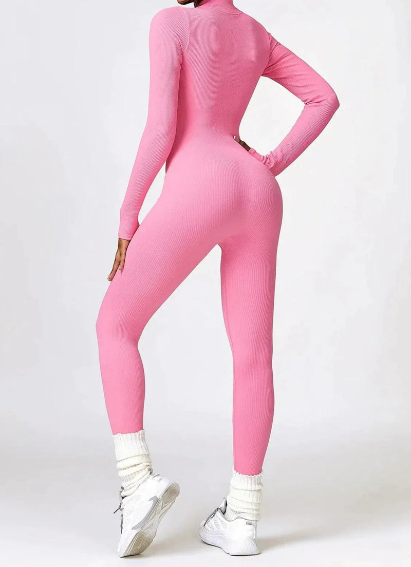 Luxury Full-Body Romper with Long Sleeves - Lisa
