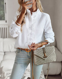 Trendy Striped Women's Blouse – Elise
