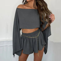 Vintage Two-Piece Cotton-Linen Women's Set – Mirella
