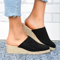 Retro Chic Wedge Sandals - Vera