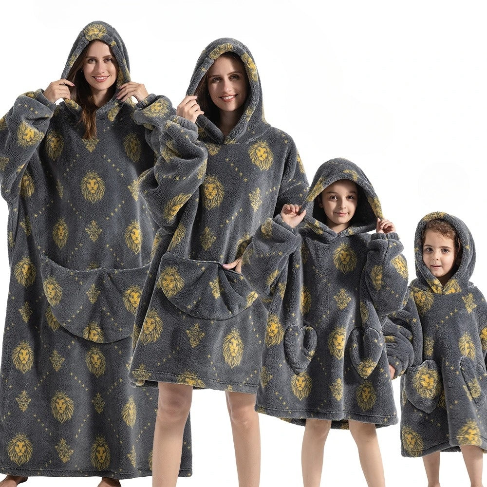 Hoodie-Deken voor Herfst Gezelligheid – SpookySnuggle