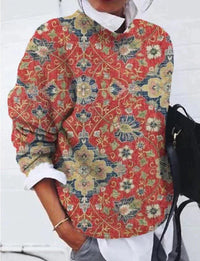 Refined Sweater with Print - Sienna