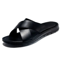 Italian Leather Men's Slippers - Lorenzo