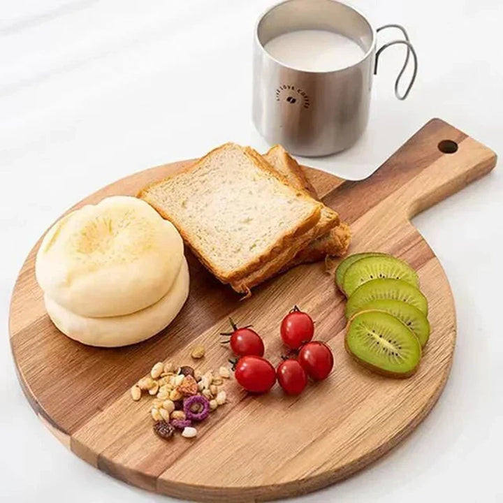 Acacia Wood Pizza Peel & Serving Board - WoodStyle