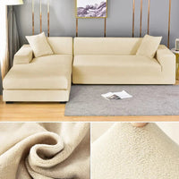 Stretch Velvet Sofa Cover with Luxury Finish – Sofina