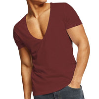 Casual and figure-flattering men's V-neck T-shirt – Jonas