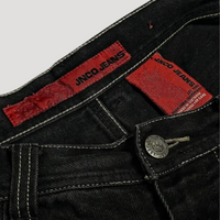Black Baggy Jeans with High Waist – Raven