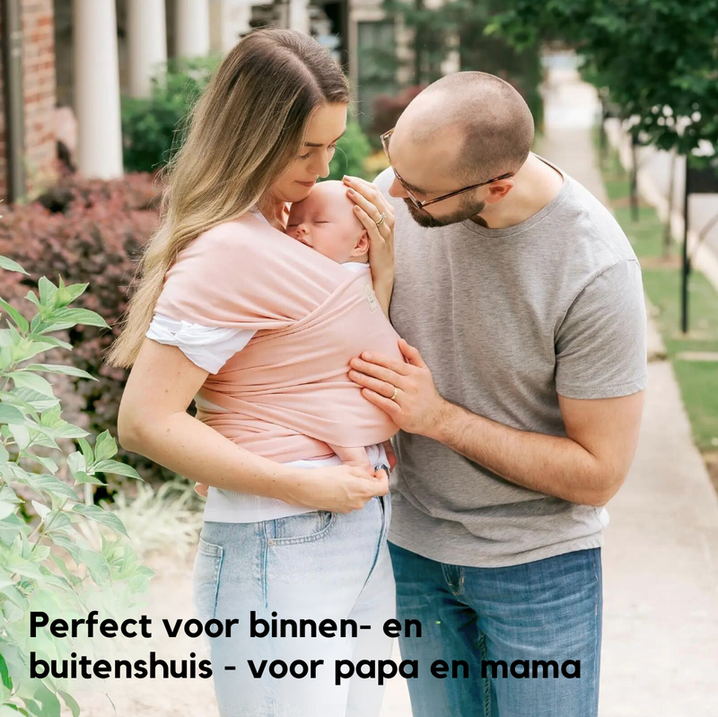 Back-Supporting Baby Wrap Carrier - CuddleWrap