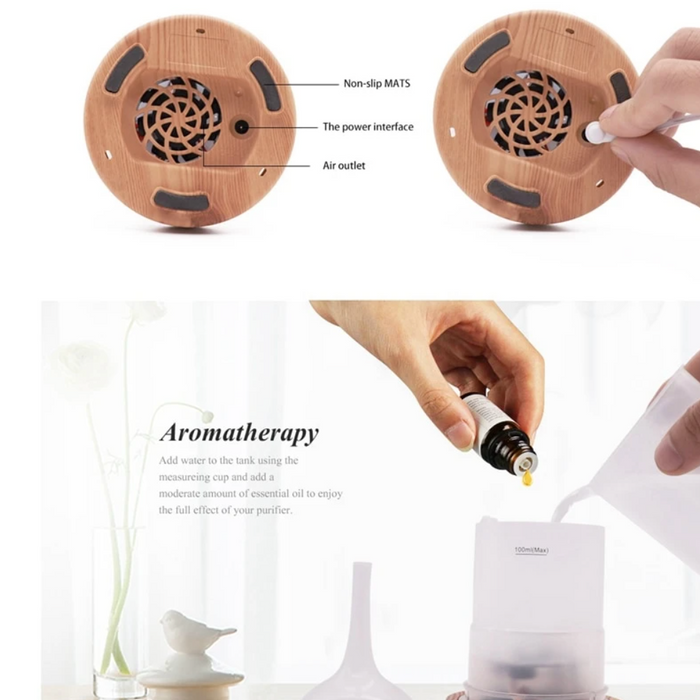 Kojący i nastrojowy dyfuzor aromatyczny - AuroraGlow