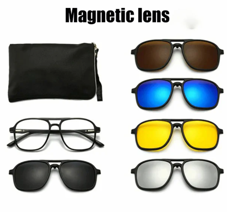 FlexView 6-in-1 | Sunglasses with interchangeable lenses (Buy 1 Get 1 Free)