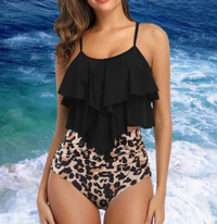 Tankini with Ruffles and High Waist – Neriah