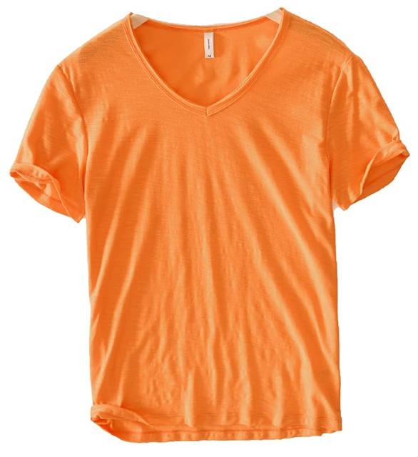 Men's V-neck linen shirt – Luca